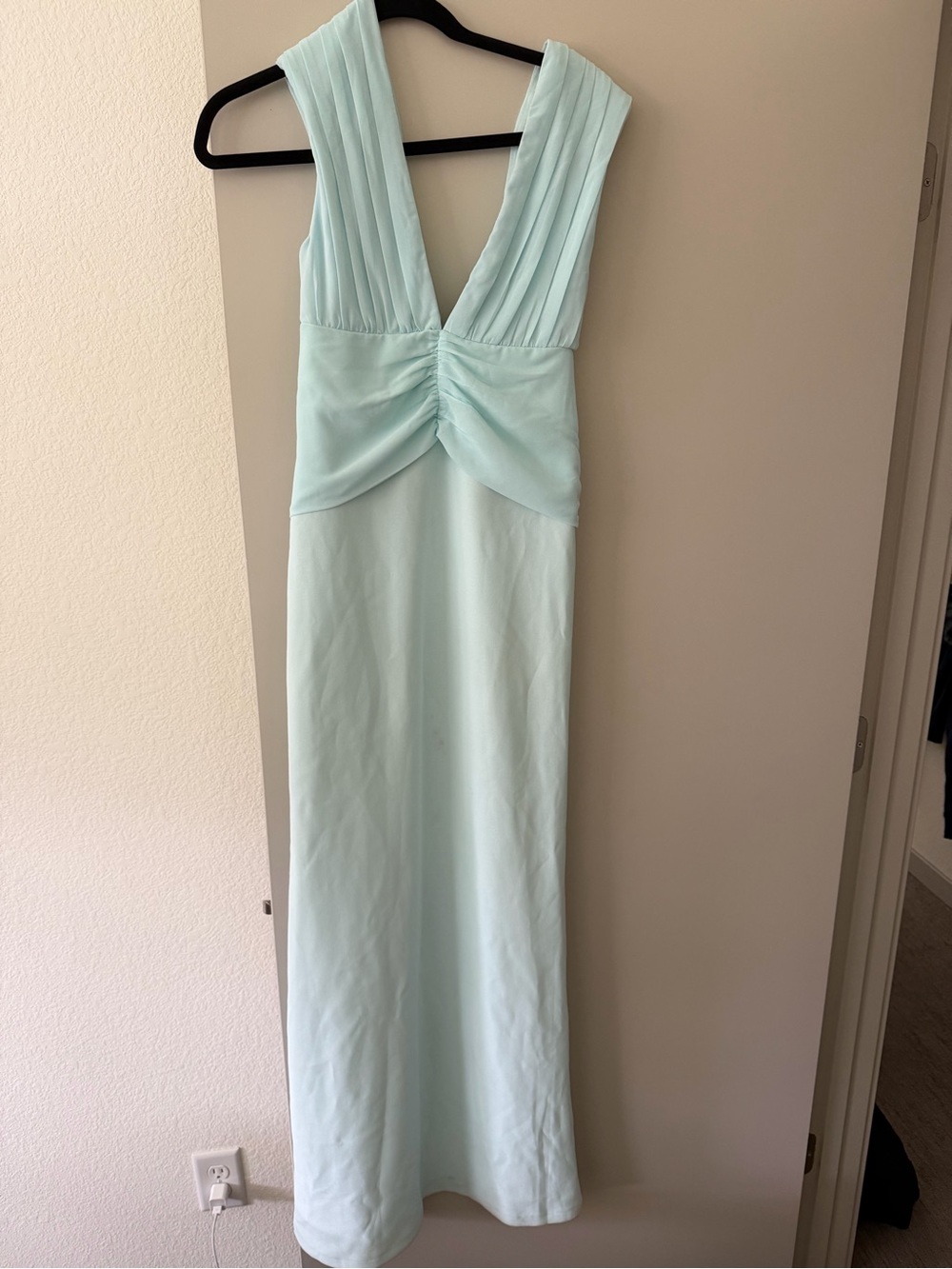 Meshki Monique Light Blue Maxi Dress - Picture 2 of 3